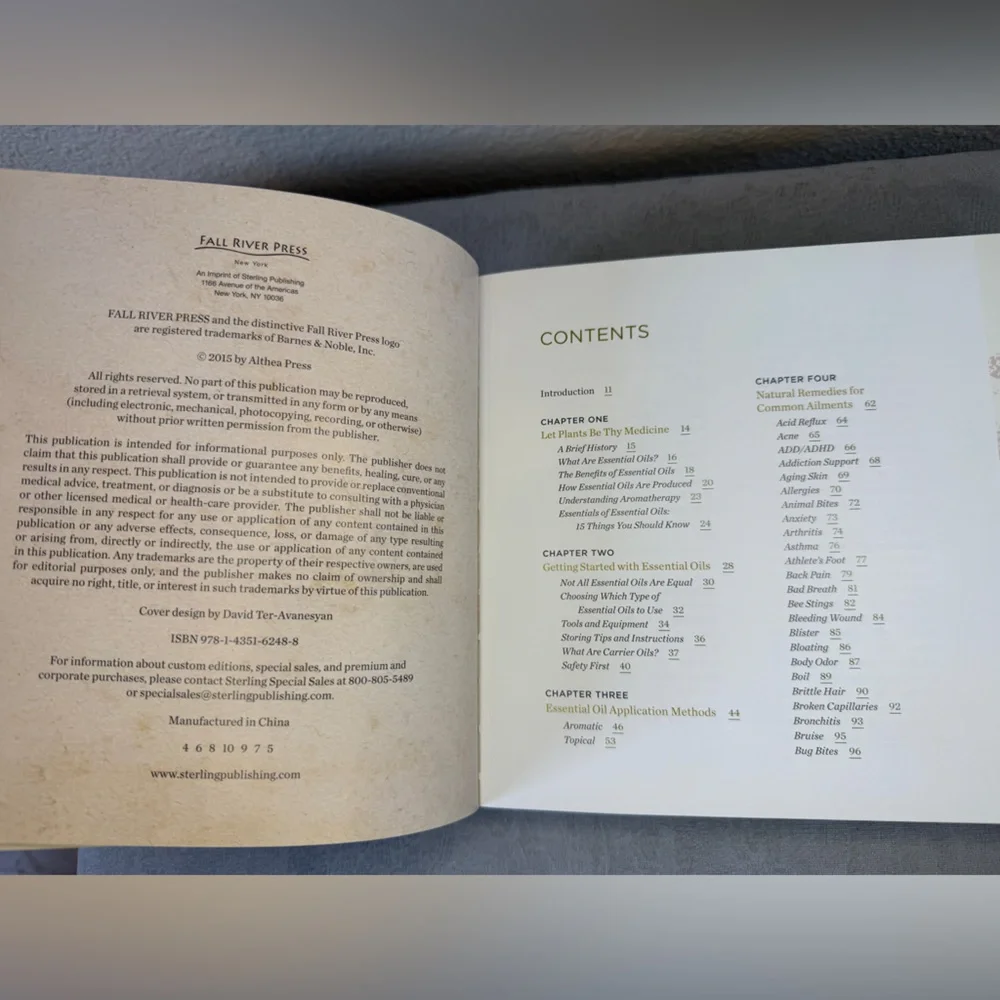 Essential Oils Natural Remedies A-to-Z Book - Picture 6 of 16